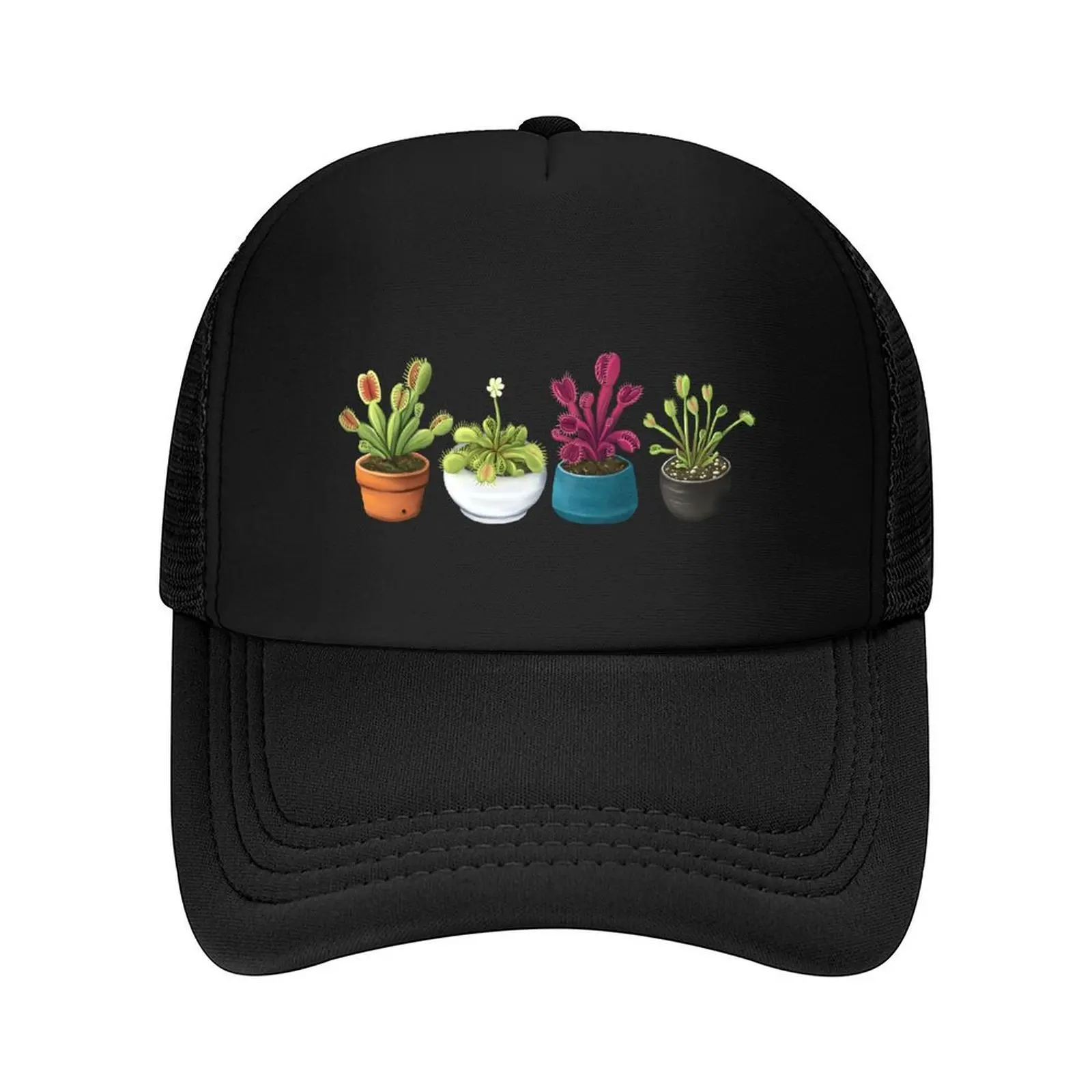 

Venus Fly Trap House Plant Sticker Pack Baseball Cap fishing caps man |-F-| Trucker Cap hats for men Man Women's