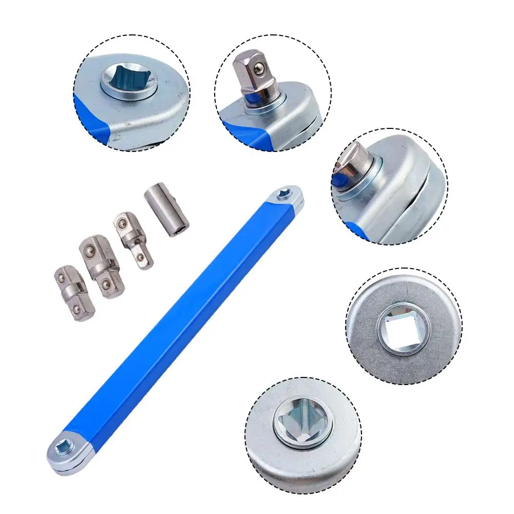 Impacto soquete catraca chave, extensão offset, aço de alto carbono, ferramenta quadrada, 15.4in, 1 in, 4in, 3 in, 8in, 1 in, 2in