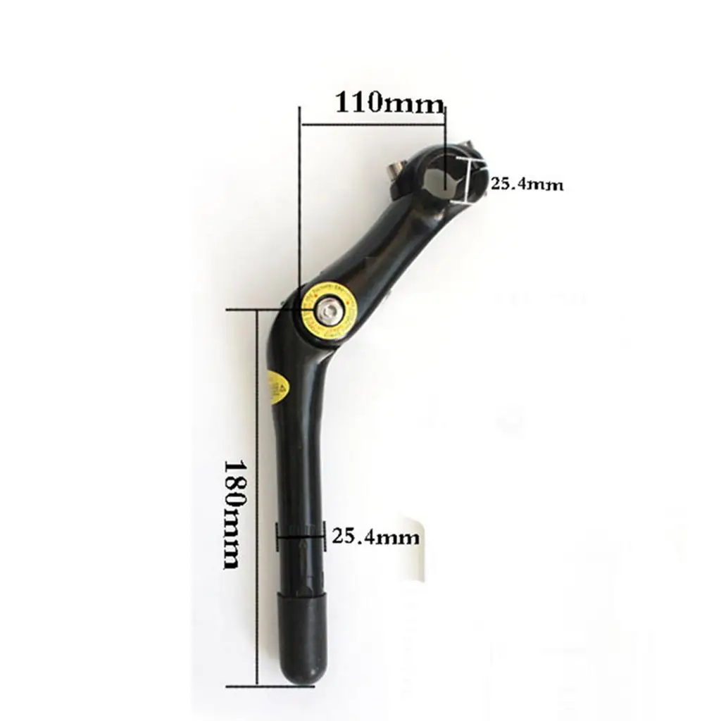 

Lightweight Bicycle Handlebar Stem Extension 180mm Adjustable Adapter for Mountain Bike Road Bike Cycling Equipment Replacement