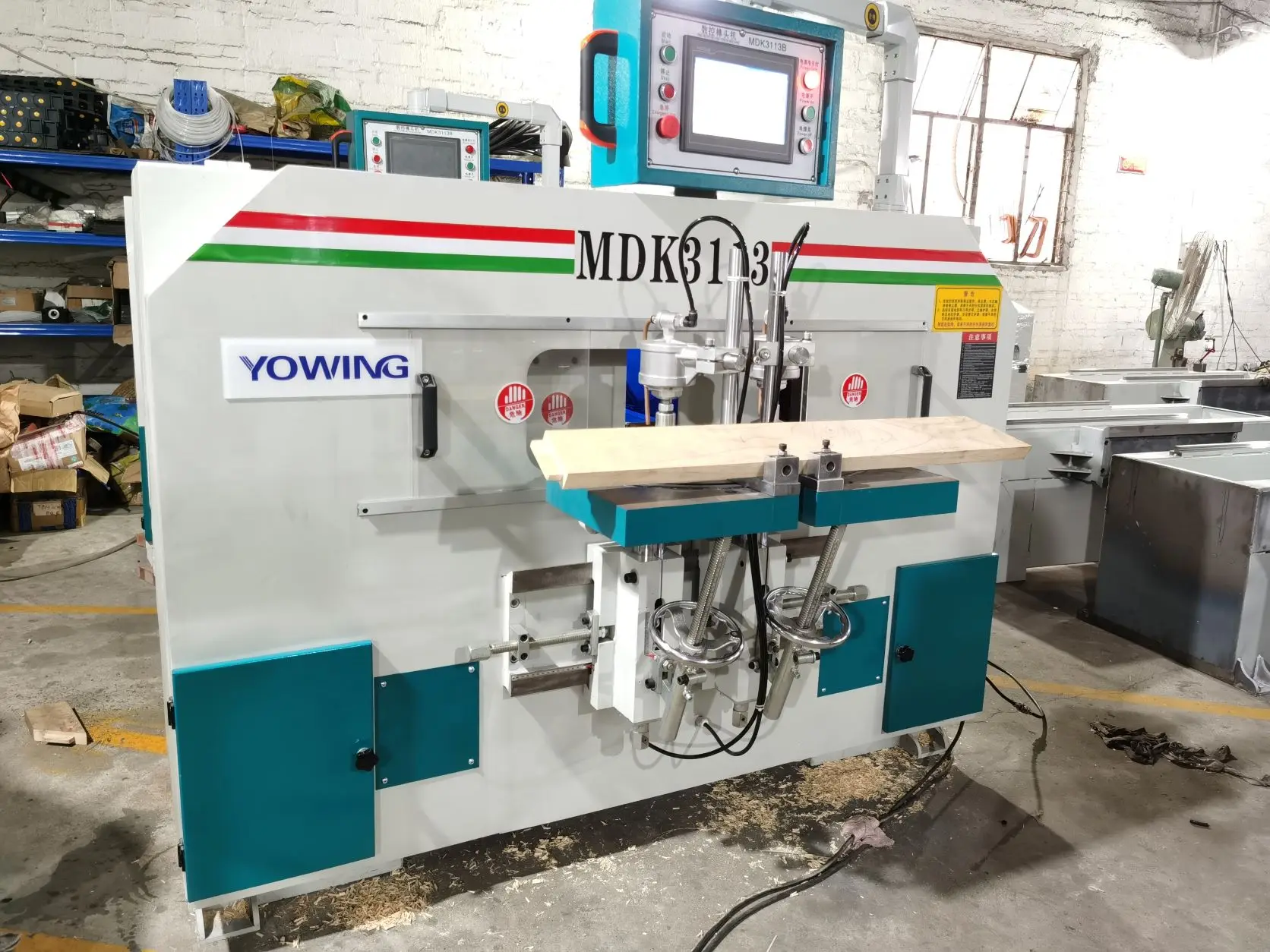 Machine à Tenoner en bois, Table de travail Double, Machine à Tenonner automatique, MDK3113