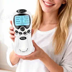 Health Care Tens Massage Machine with Electrode Pads Acupuncture Body Neck Massager Electric Muscle Stimulator EMS Massager