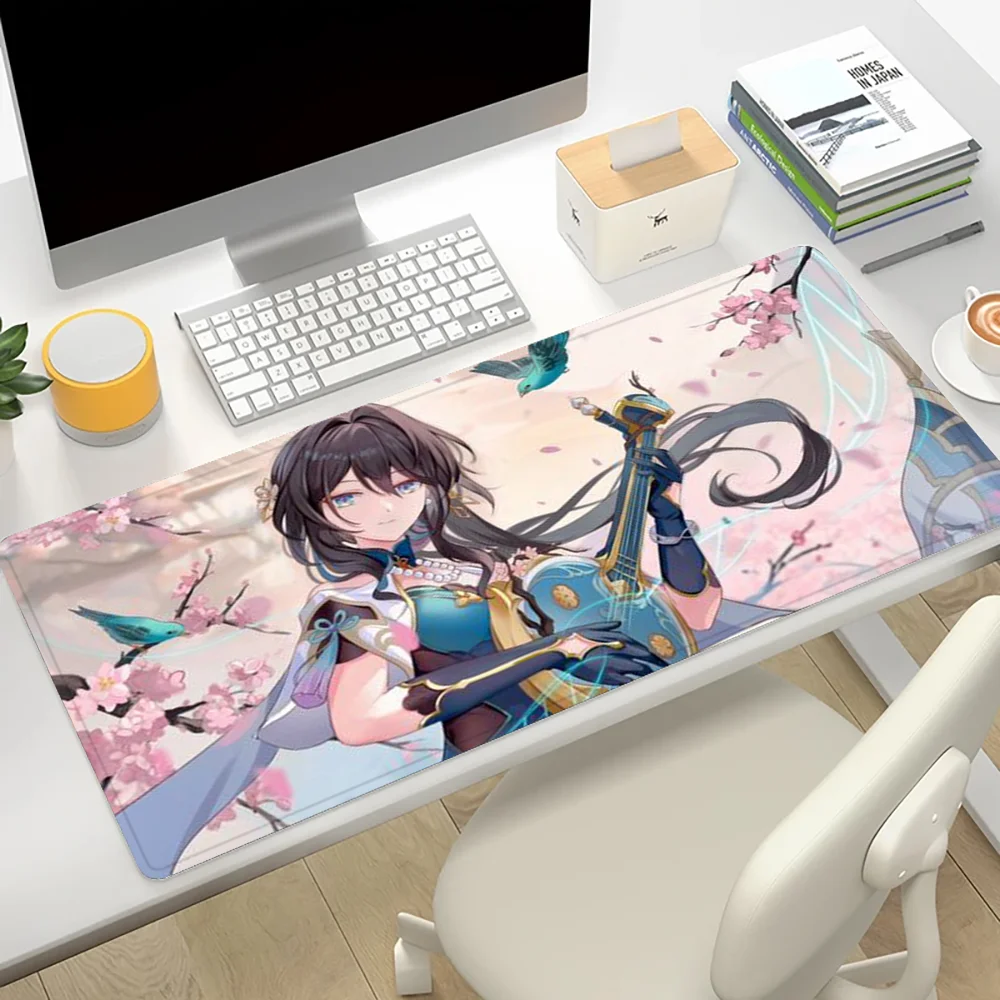 R-Ruan M-Mei H-Honkai S-Star R-Rail Mousepad  New Arrivals Large Gaming Mousepad L XL XXL Gamer Mouse Pad Size For Keyboards Mat