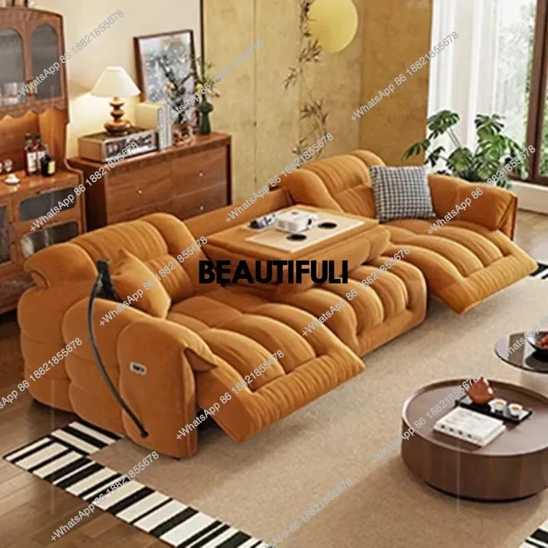 

R Итальянский двухместный электрический диван, современный роскошный дизайнерский диван, ленивый диван, кресло-кровать, диван Soggiorno, мебель для дома