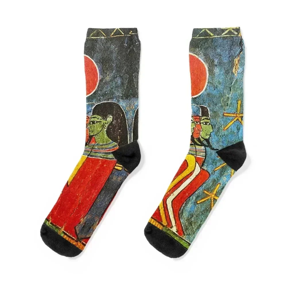 

Painting from the tomb of Iry-nufer. 1305-1200 B.C. Theban Necropolis, Egypt Socks sheer funny gift Socks Girl Men's