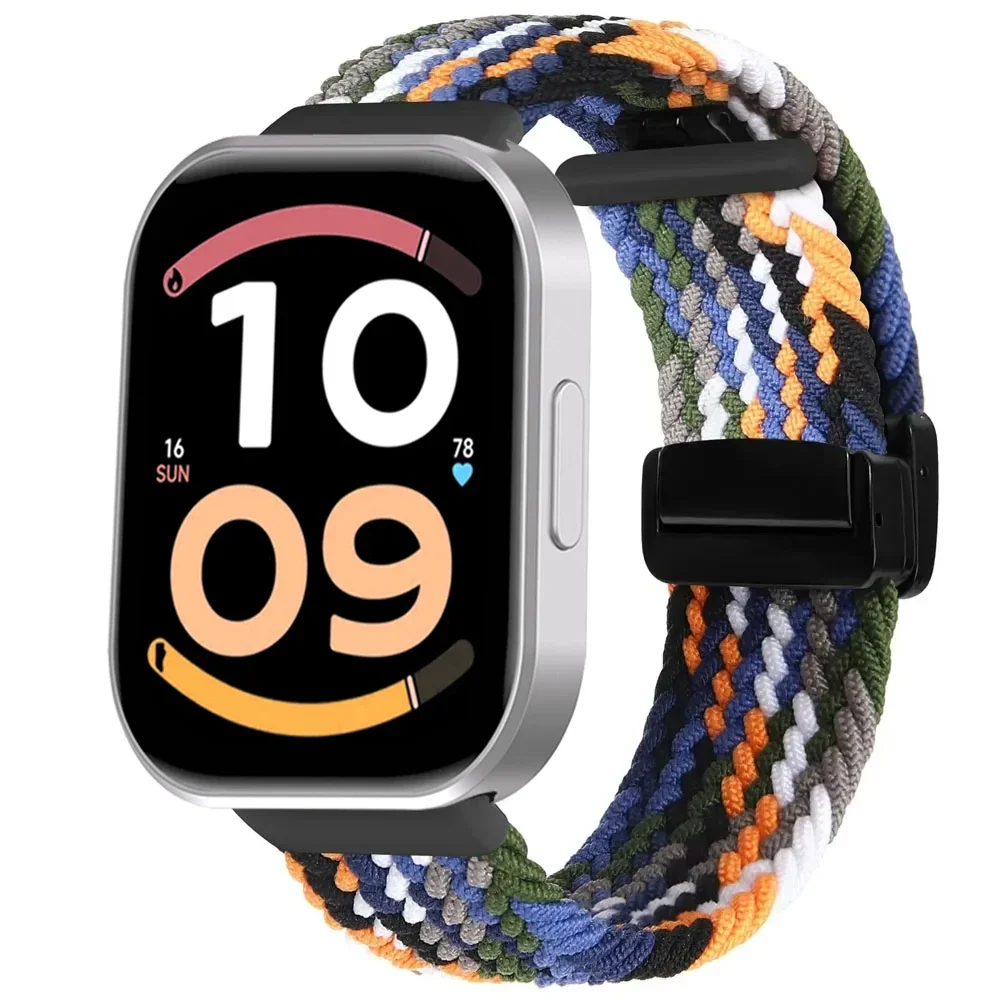 Magnetic Buckle Nylon Strap For Xiaomi Mi Band 10 Pro/9 Pro/8 Pro Wristband Replaceable For Redmi Watch 4 5 6/6 Active-Lite Band