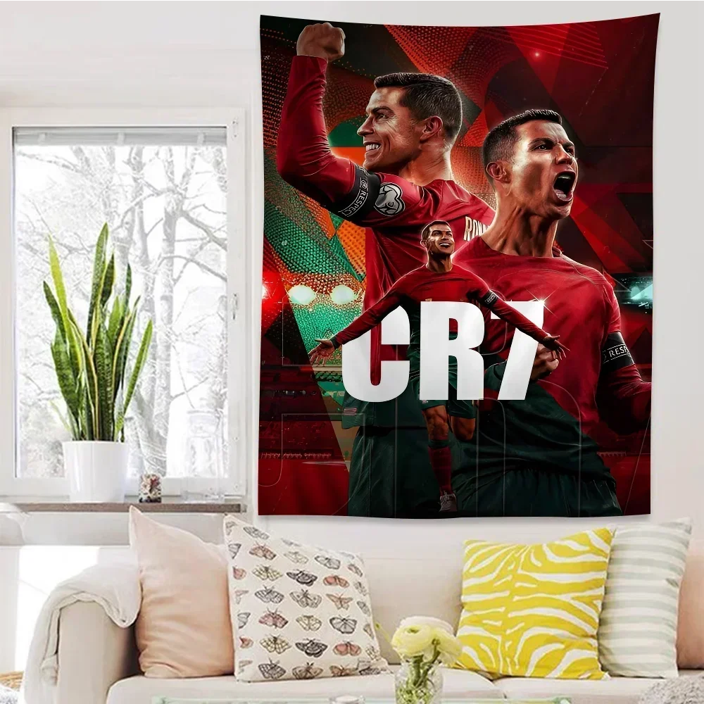 C-Cristiano R-Ronaldo CR7 Tapestry Anime Tapestry Hanging Tarot Hippie Wall Rugs Dorm Wall Hanging Sheets