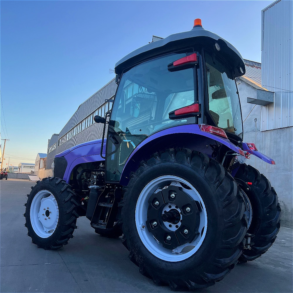 Popular 4x4 WD Diesel Wheel Tractor Rough Terrain Farm 50HP Tractor Off-road Tire Cultivated Land Tractor with CE Certified