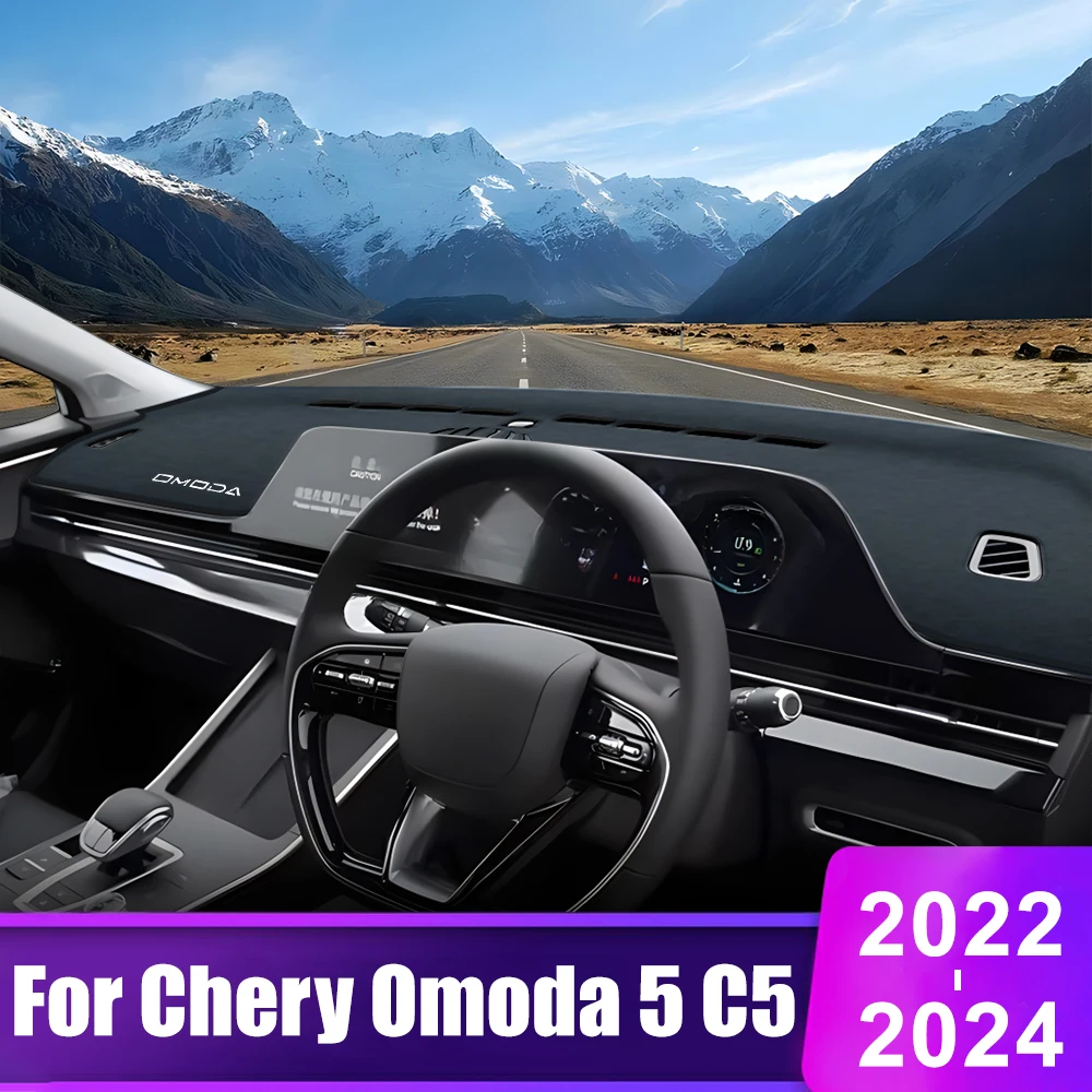 

For Chery Omoda C5 2022 2023 2024 Omoda 5 Car Dashboard Sun Shade Cover Instrument Desk Non-slip Pad Accessories