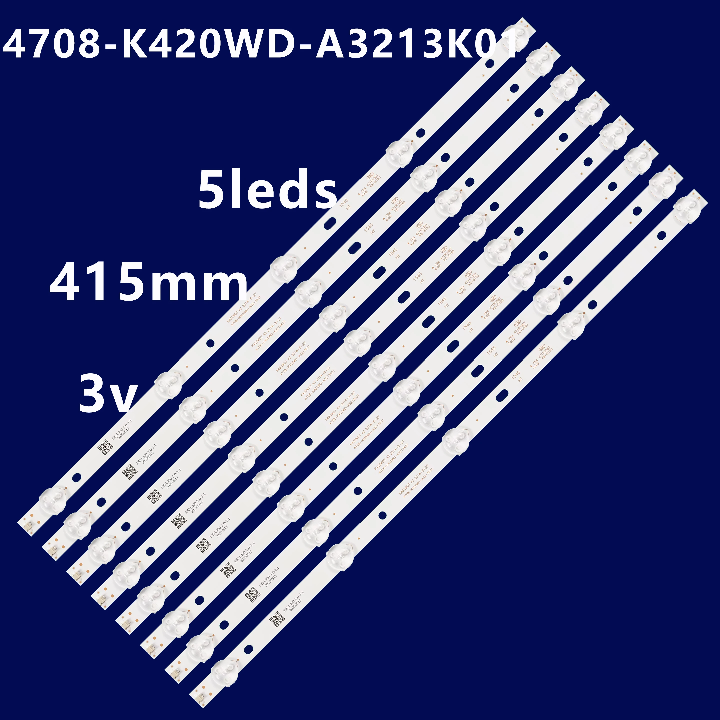 LED For 4708-K43WDR-A1213K04 4708 K43WDR A1213K04 K430WDR A1 43PFT4001/12 43PFS4001/12 43PFT4001/05 43PFT4001/15 42D59EDS