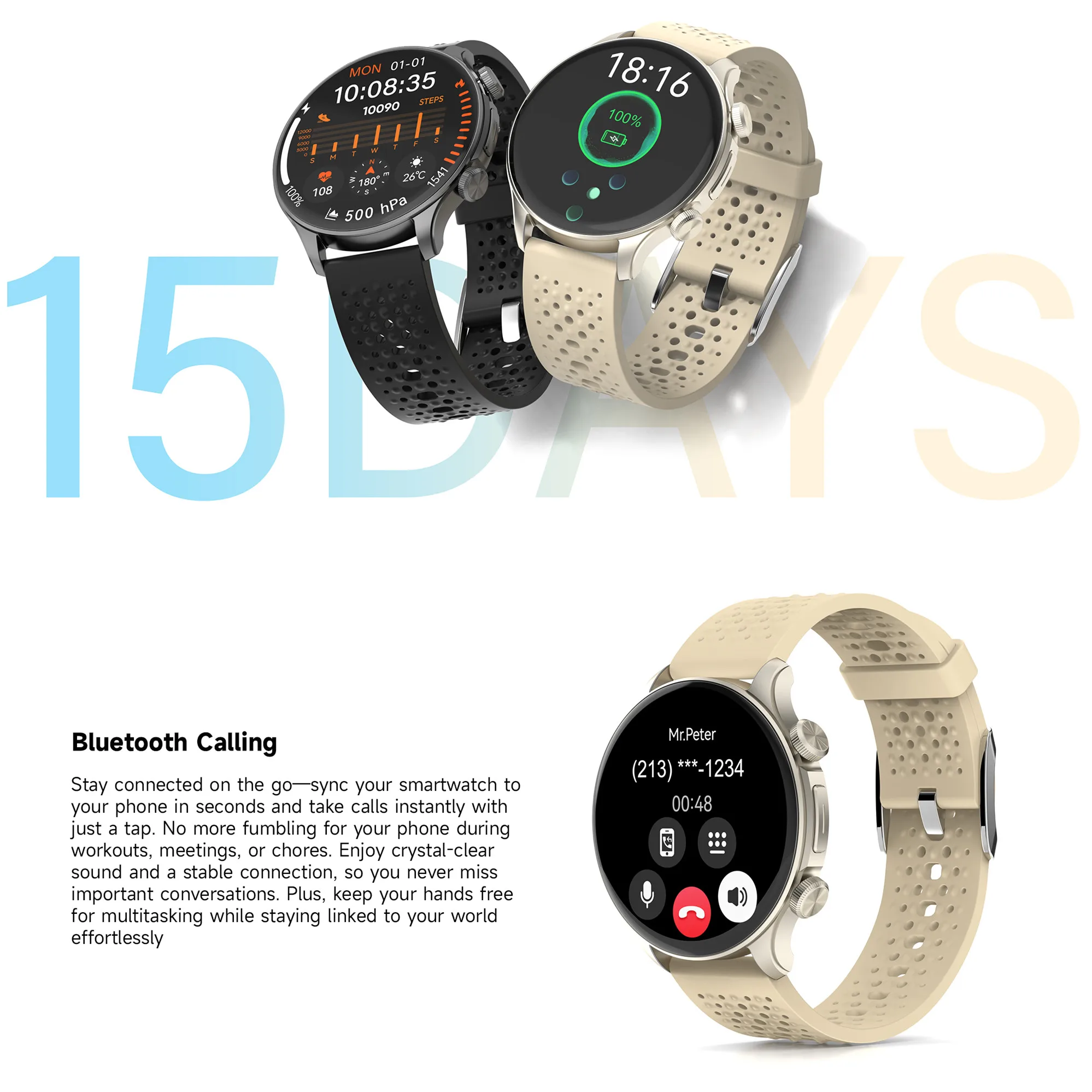 IMIKI HOLO 2 Pro 1.6 "AMOLED HD عرض Smartwatch 5ATM مقاوم للماء GPS بلوتوث مكالمات هاتفية سامسونج الرياضة الساعات الذكية