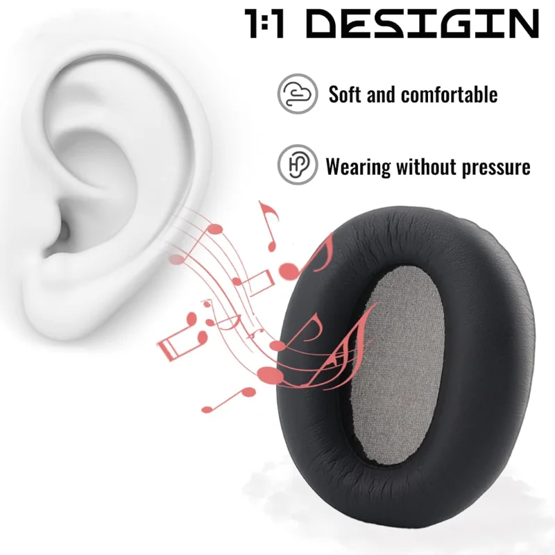 Ear Pads Headphone For Edifier W820NB Earpads Headphone Cushion Cover Replacement Head Band Earmuff Repair image 4