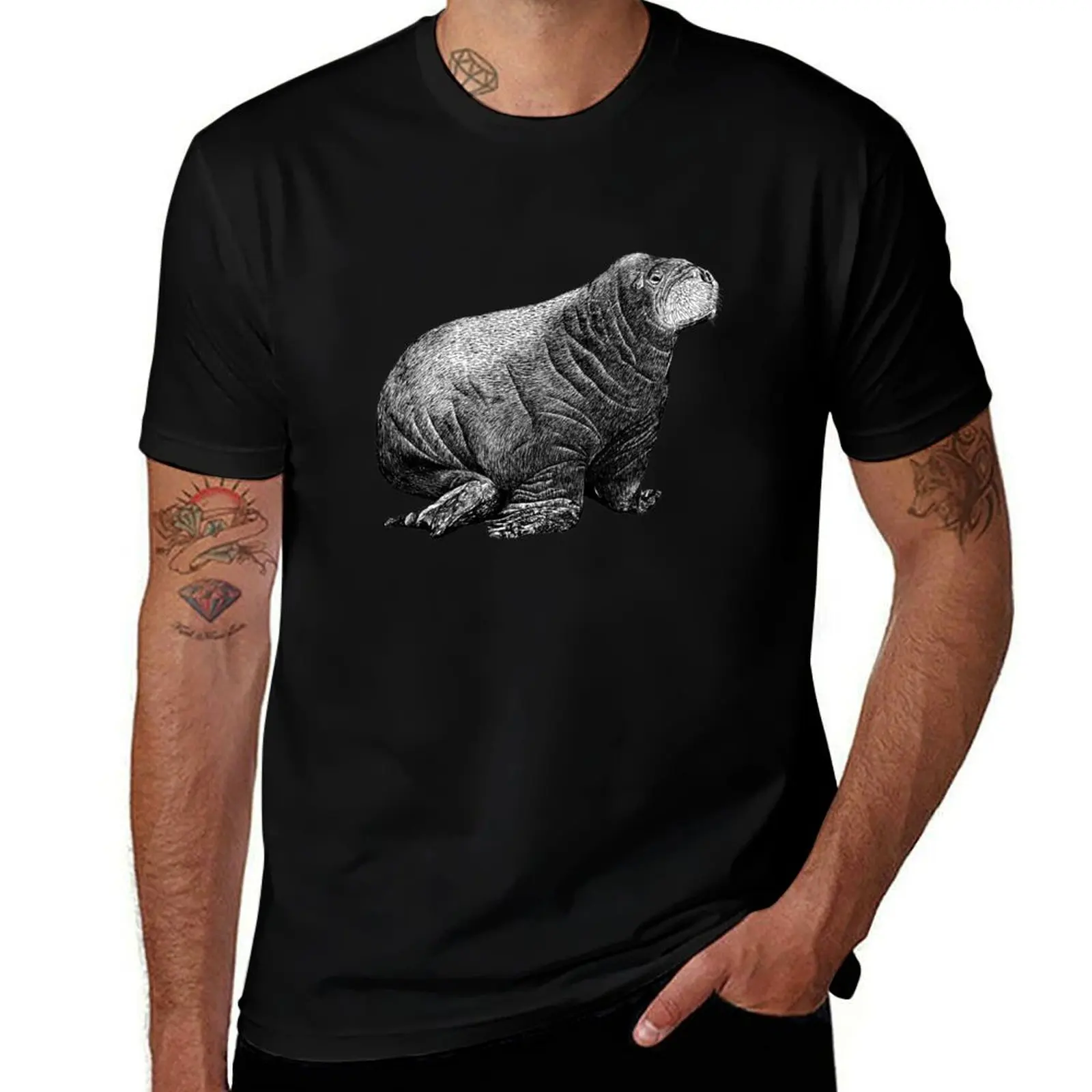 

Walrus Calf T-Shirt t shirts for man cotton soft cotton t shirt man anime t shirts oversize T-shirt
