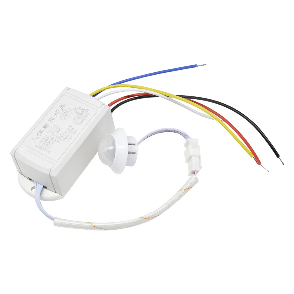 Imagem -05 - Corpo Humano Infravermelho Interruptor de Indução Movimento Pir Sensor de Movimento Detector de Luz Inteligente Alta Qualidade ir 110v 220v