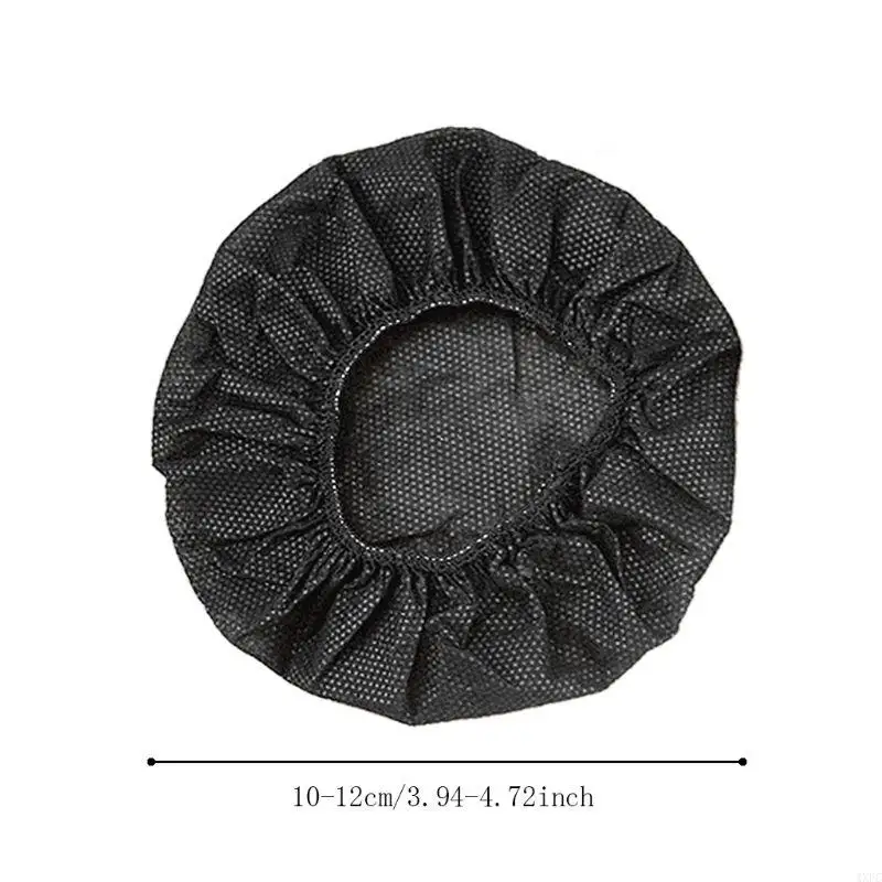 100 개/가방 교체 일회용 헤드폰 커버 부직포 귀마개 커버 쿠션 10-12CM 헤드셋 액세서리