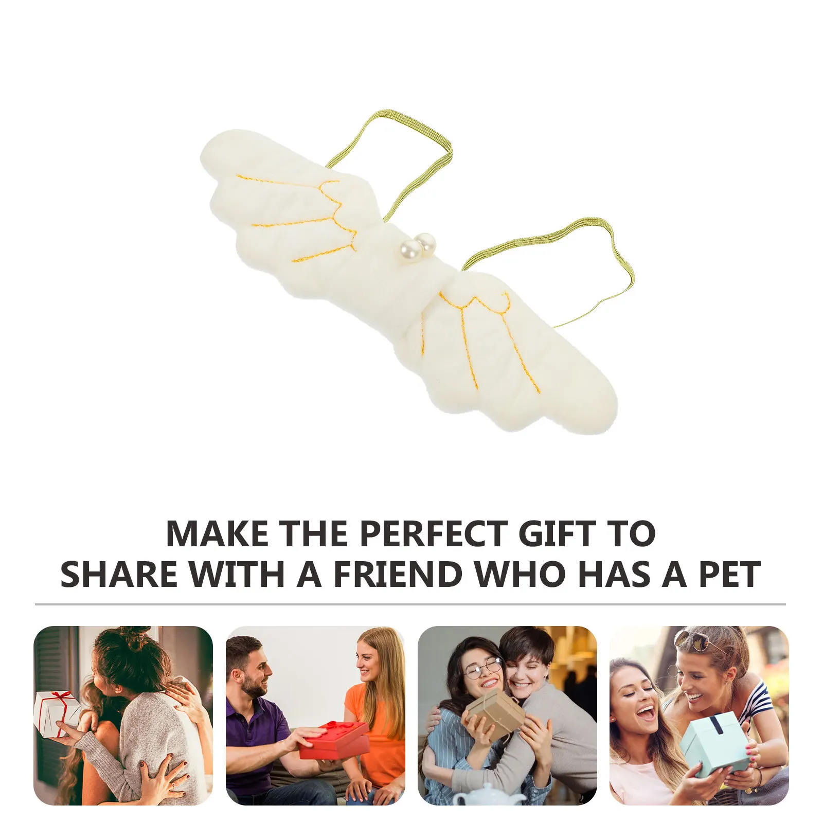 

Wings for Cats and Dogs Soft Wear-Resistant Wing Decor Stylish Costume for Halloween Parties Daily Wear