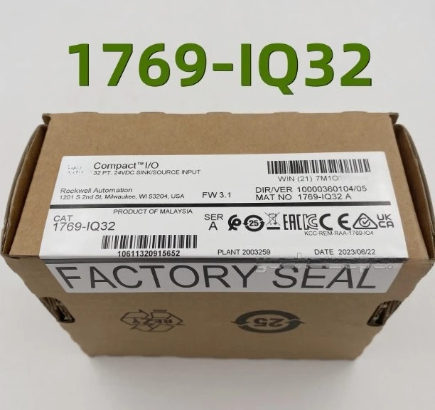 

Brand New 1769-IQ32 24V DC Input Module 1769IQ32 Fast delivery