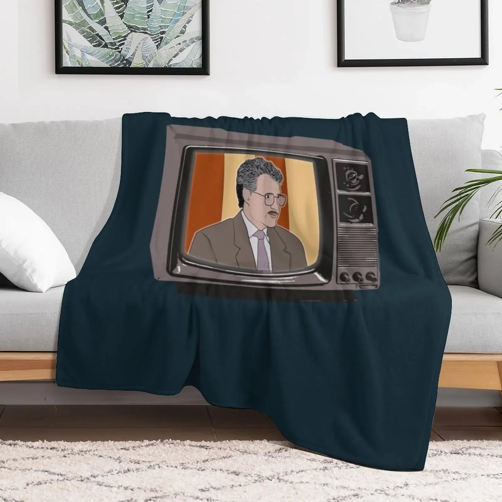 New Heroes of Quiz Shows Vintage Alex Trebek 80s Jeopardy Throw Blanket Stuffeds Giant Sofa Luxury Blankets