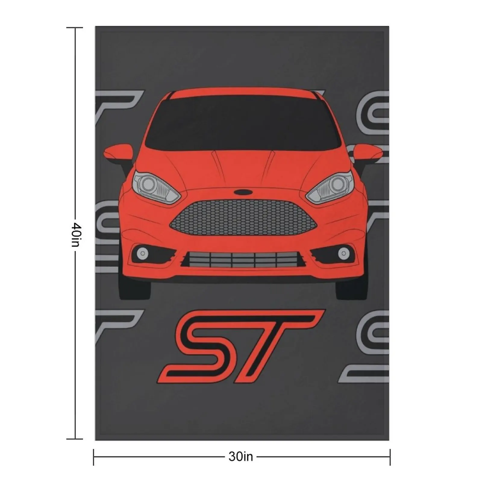 Fiesta ST Throw Blanket Giant Sofa Fashion Sofas Bed Bed Fashionable Decoratives Summer Beddings Blankets