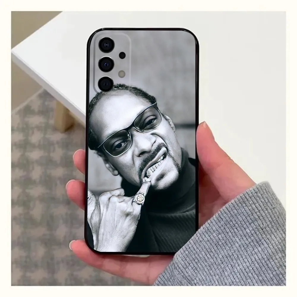 Rapper S-Snoop D-Dogg Phone Case For Samsung Galaxy A13,A21s,A22,A31,A32,A52,A53,A71,A80,A91 Soft Black Cover