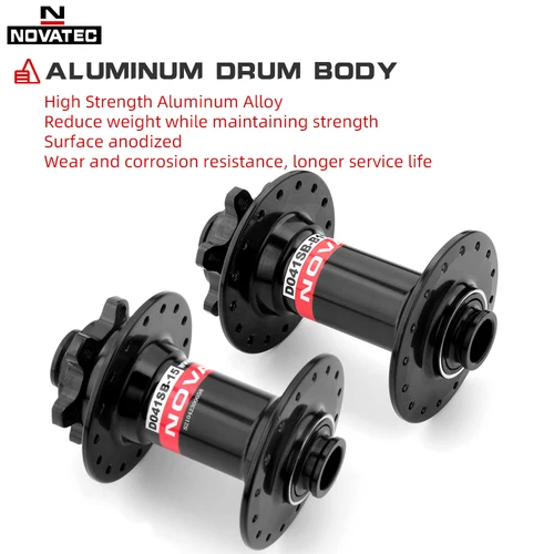 Imagen 2 del producto Novatec Boost hub D041SB-15 15x110mm mtb buje delantero 32 agujeros a través de 15x100mm cubo de rodamiento 32H piezas de bicicleta