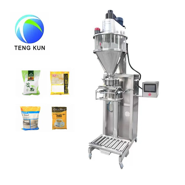 Fully Automatic Powder Sorting Weighing Packaging Filling  5g-5000g for Powder