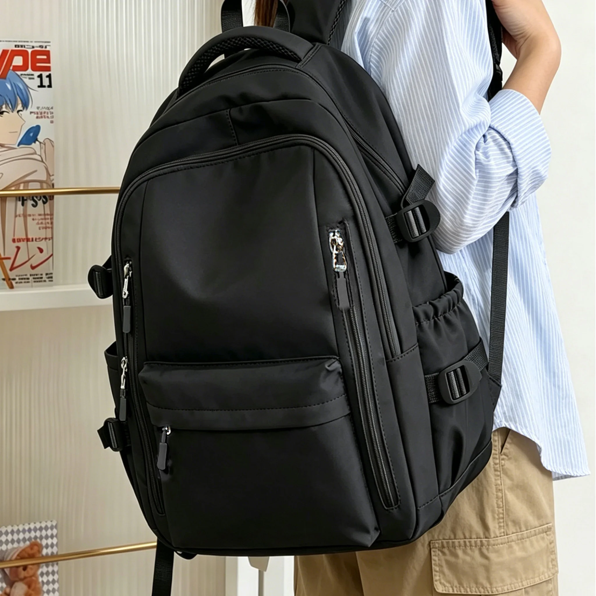 Large Capacity Women's Backpack, Casual Daypack Laptop College Backpack Anti Theft School Bookbag For Girls Boys, Girls Backpack