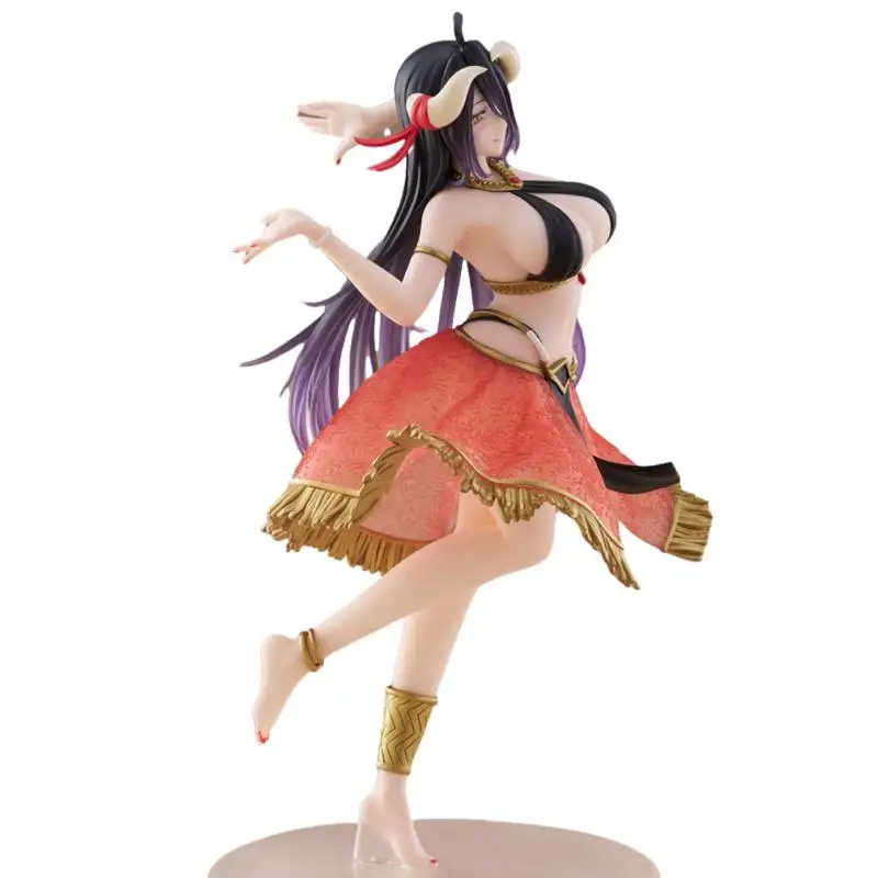 متوفر في المخزون الأصلي تايتو أفرلورد كورفول ألبيدو راقصة الدائمة الموقف جامع سطح المكتب زخرفة أنيمي نموذج لجسم لعبة هدية