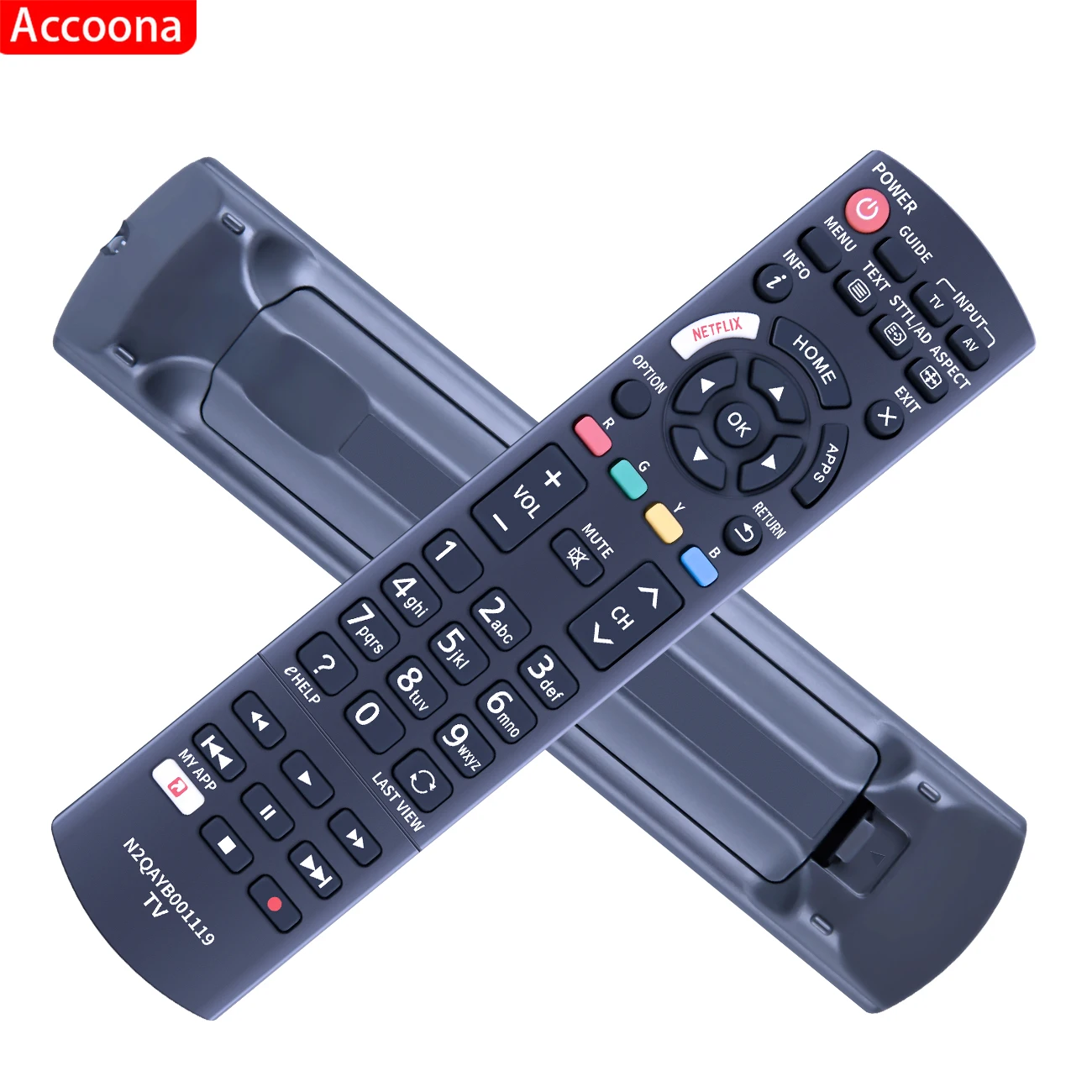 Remote Control For Panasonic TX-L24XW6 N2QAYB001119 TH-43EX600AViera LED HDTV TV