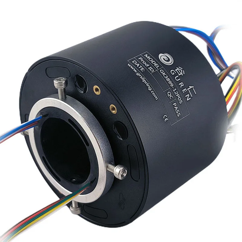 360 degree rotating conductive ring 38.1mm inner diameter circuit slip ring high speed rotating electric slip ring