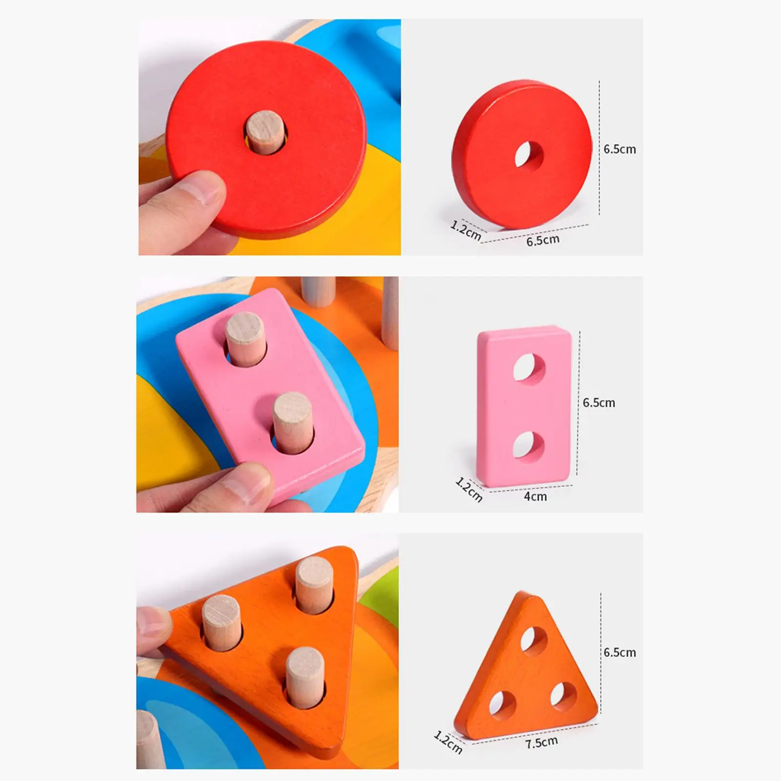 

Sorting Stacking Toys Geometric Shapes Puzzle Geometric Board for Shape Sorters Activity