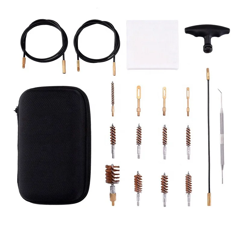 Pistol Cleaning Kit 9mm Gun Cleaning Kits Weapon Cleaning Universal Handgun Pistol Brush Tool Hunting Accessories