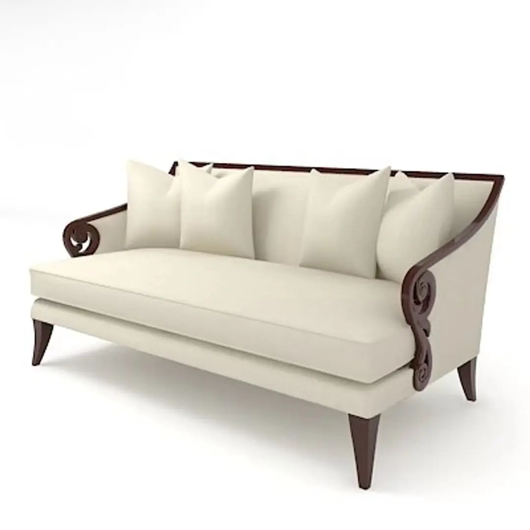 -For Solid Wood Soft Cushion Sofa Modern Nordic Luxury High-End Catering Furniture for Home & Restaurant for Apartment&