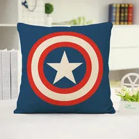 MARVEL Pillow Case Spiderman Iron Man Captain Cushion Cover 45*45 Decoration Superhero Pillowcase Pillowcover Bedroom Decor Gift