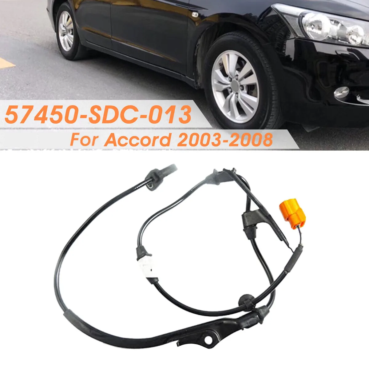 Car Front Right Wheel Speed Sensor for Honda Accord 2.0 2.2 2.4 2003- 2008 57450-SDC-013