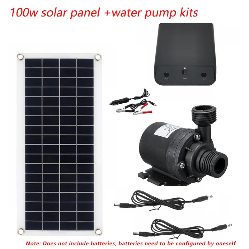 Unbranded Solar Water Pump Set Black 3