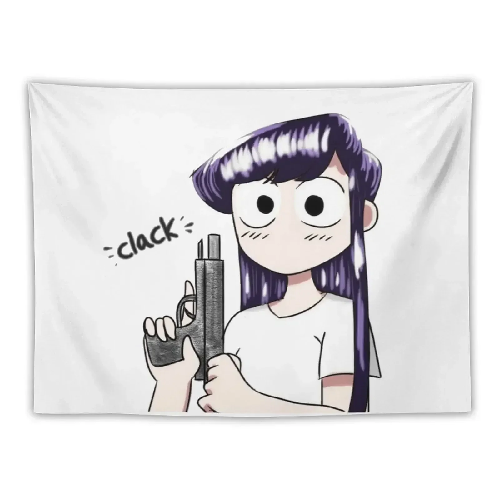 Komi-san wa Komyushou Desu Tapestry Wall Deco Room Decoration Aesthetic Aesthetic Room Decor Tapestry