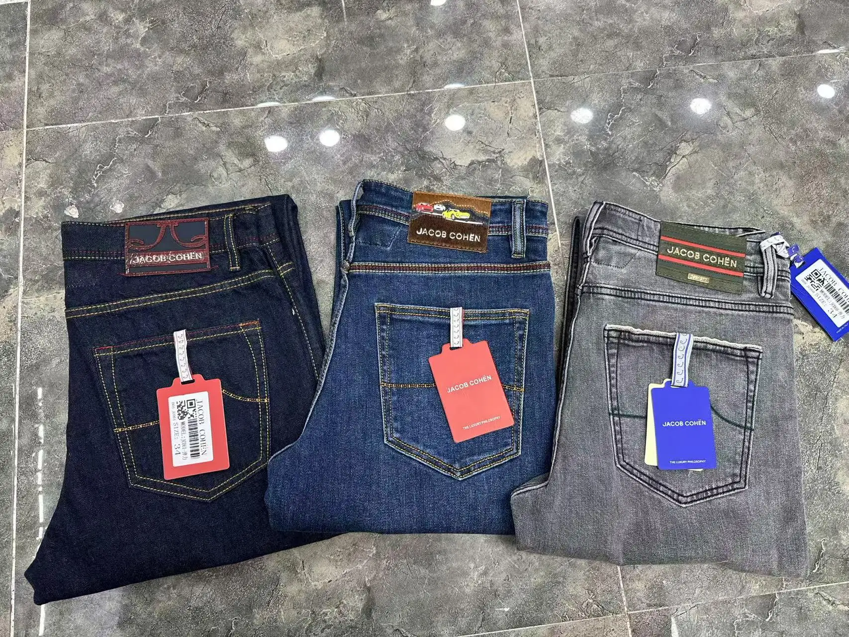 BLSK CPRT กางเกงยีนส์ผ้าฝ้ายหน - Jeans Shirt Fashion For Men บทวิจารณ์และราคา