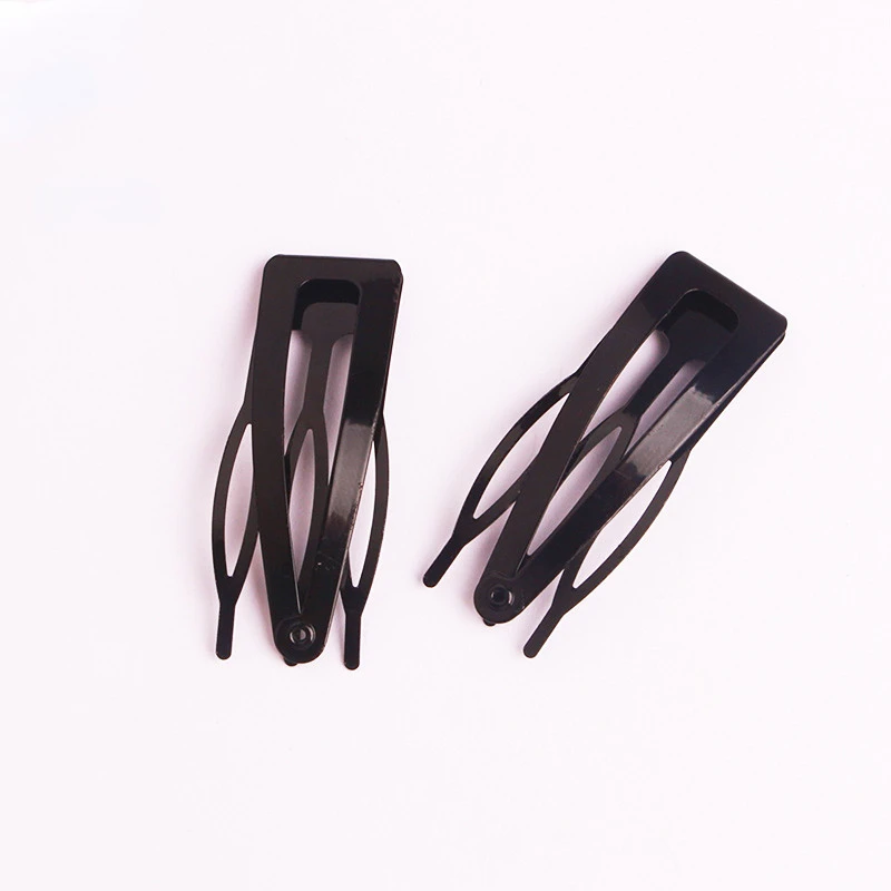 5 teile/los Schwarz Metall Hochsteckfrisur Haarnadeln Haar Organizer Haarnadel Klicken Klicken Snap Haar Clips Kopfbedeckungen für Frauen Mode Styling werkzeuge – Detail 10