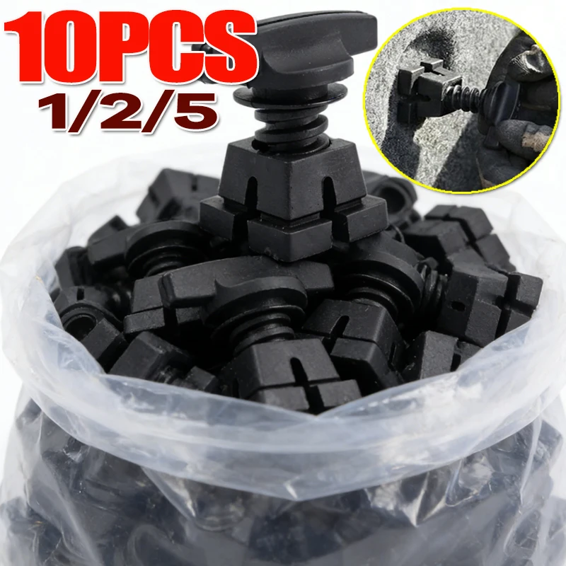 

For BMW Original Toolbox Thumb Screws and Nuts for BMW E46 E34 E39 E38 Toolbox 71111179445 Car Trunk Seal Screw Threaded Snap