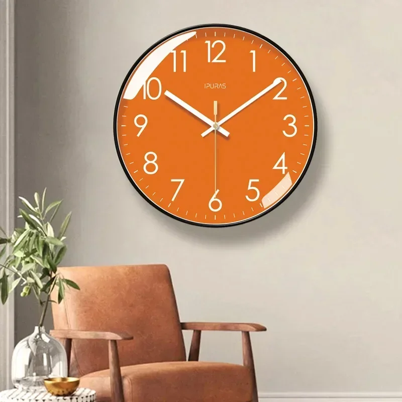 2026 New 10/12/14 Inch Wall Clocks Living Room Bedroom Simple Fashion Creative Home Decoration Silent Sweep Second Quartz Clock