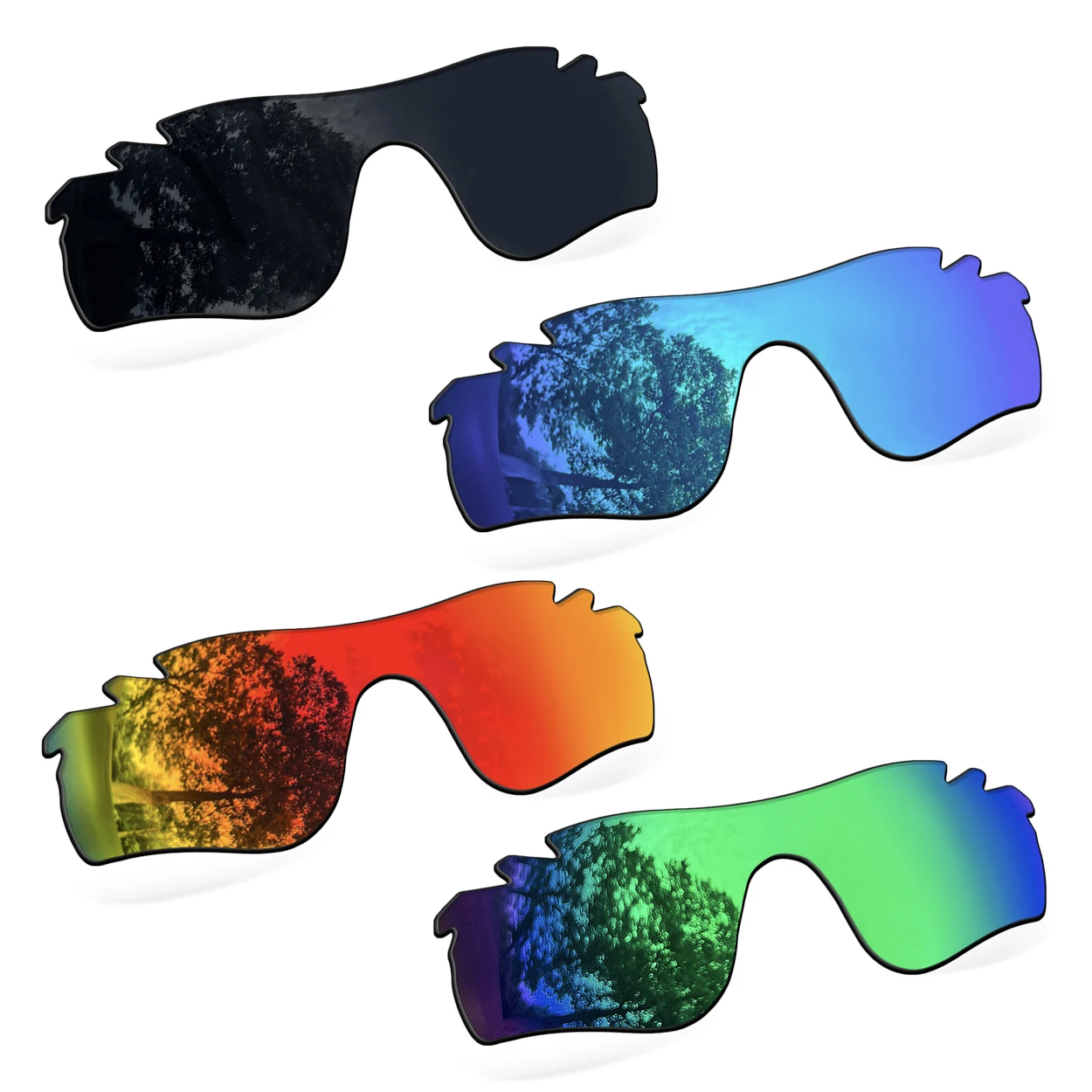 

Polarized & Tinted Replacement Lenses for Oakley RadarLock Path Vented OO9181 Asian Fit OO9206 – Multiple Color Options