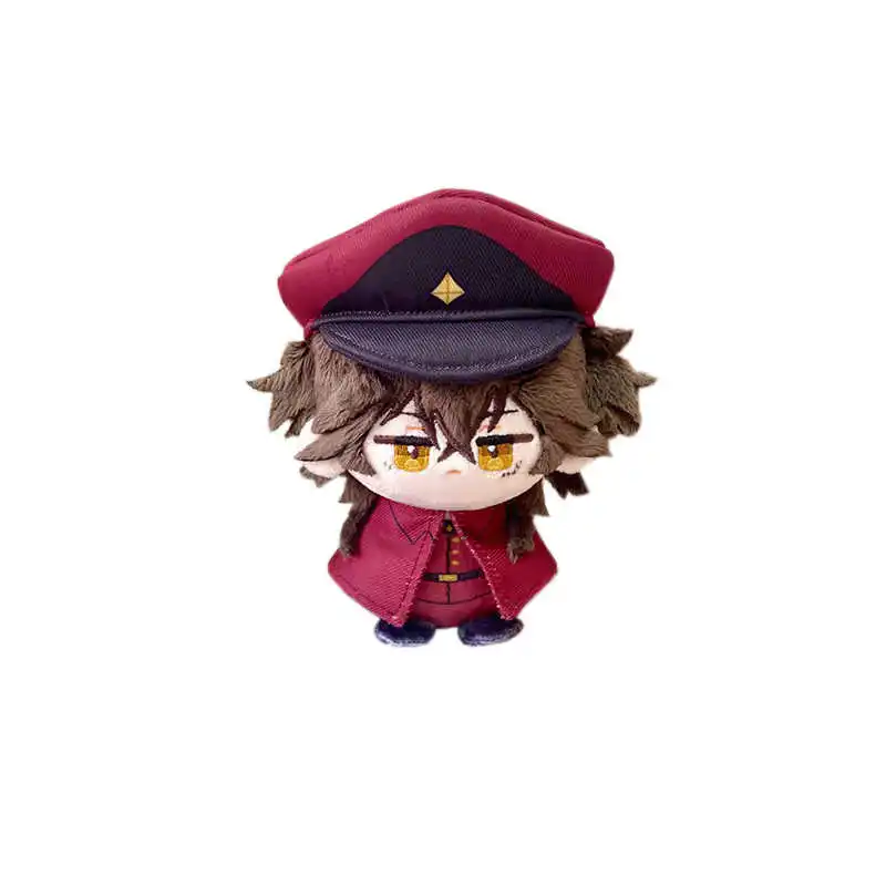 Osamu Dazai Nakahara Chuuya Akutagawa Ryunosuke 12cm Anime felpa Dango lindo Animal cuerpo relleno llavero colgante regalo para seguidores