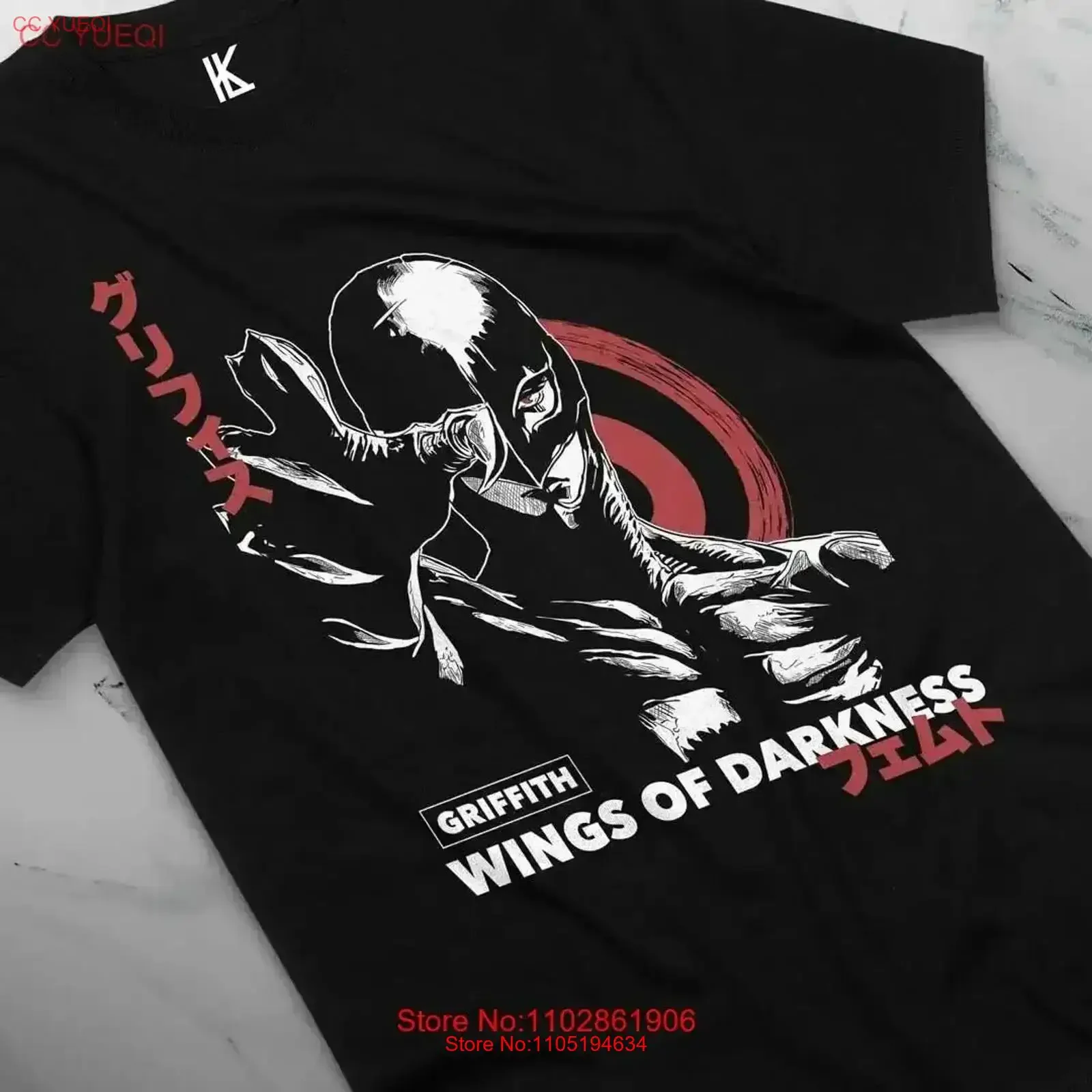 Berserk Femto_Griffith T Shirt All Size vintage Washed Comfortable graphic homme designer clothes streetwear  vintage Washed