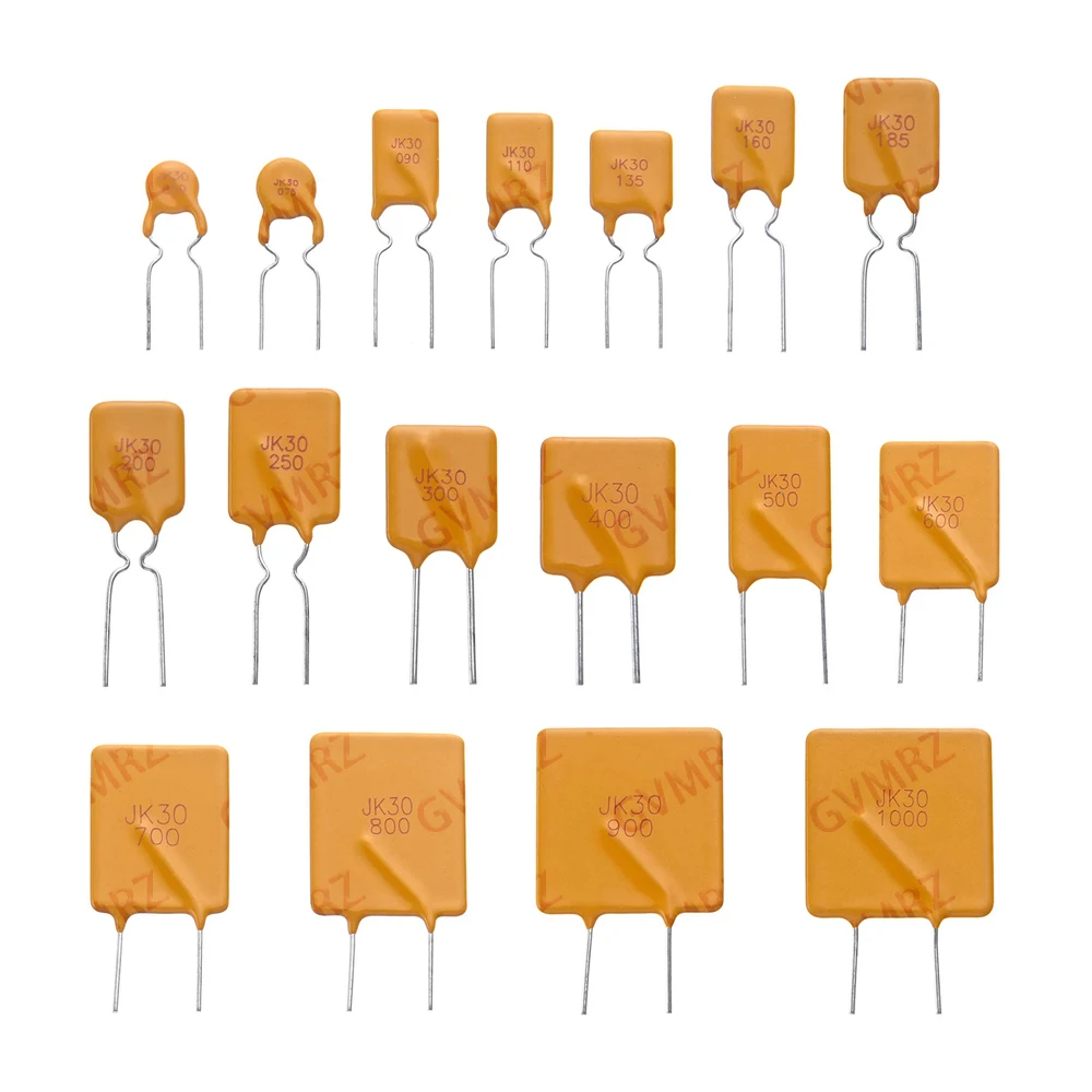 10PCS 2A 2.5A 3A 0.9A 1.1A 1.35A 1.5A 1.6A 1.85A Pptc Fuse 4A 5A 6A Jk30 Plug In Self Resettable Fuse Ruef 30V 7A 8A 9A 10A