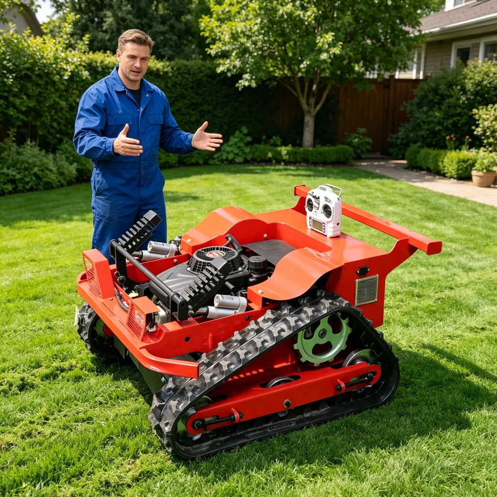 

Remote Control Lawn Mower Powerful Output Performance Trimming High Quality Wide Application Outdoor Customizable