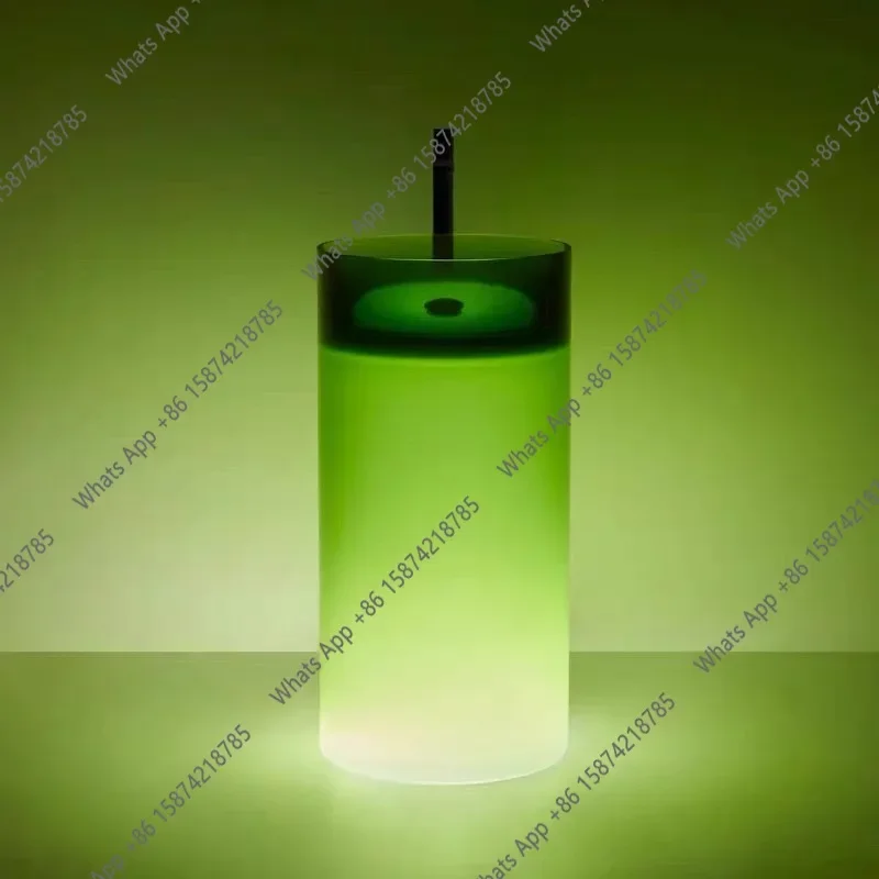 

X Modern Minimalist Acrylic Material, Transparent Resin Color Integrated Floor Standing Circular Column Basin GN563TB X