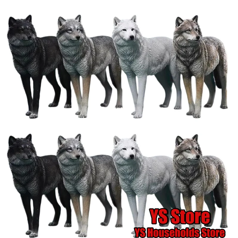 

JXK JXK194 1/6 Arctic Wolf Resin Animal Simulation Model Toys Delicate Home Decoration Gifts For 12" Action Figure Hobby Toys