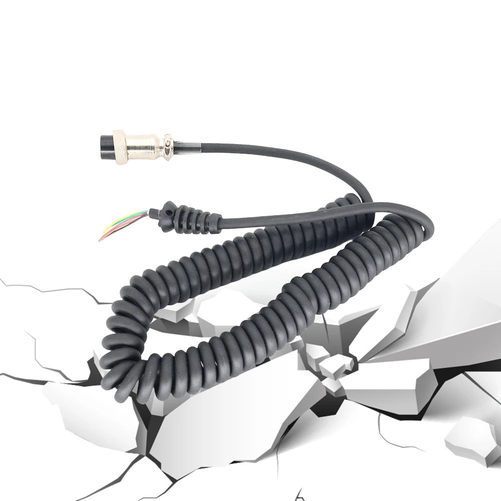 HM-36 Handheld Speaker Mic Micorphone Cable 8 Pins Microphone Extend Cable Hand Speaker Microphone Cable for ICOM IC-449C 229C