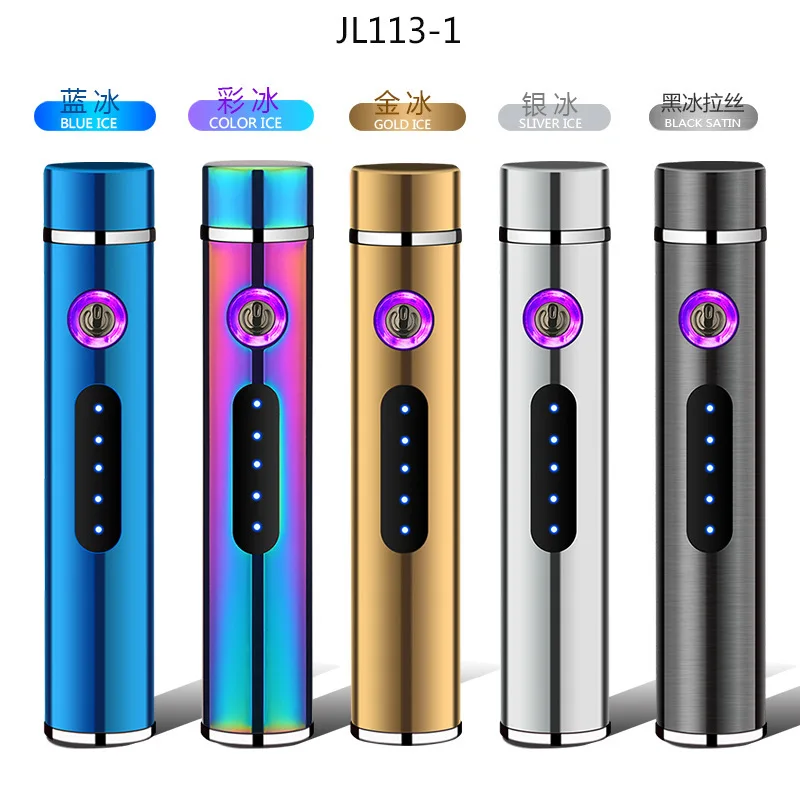 Lightning Electric Lighters Smoking Windproof Dual Arc Plasma Rechargeable USB Touch Lighter Smoke Accesoires