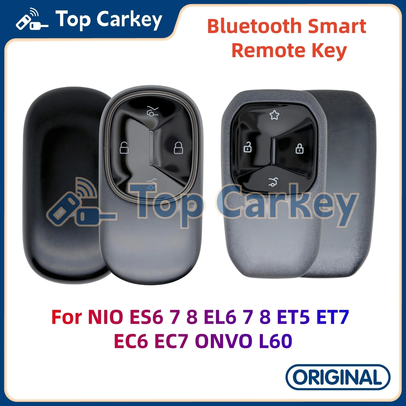 

TopCarkey Original Bluetooth Smart Remote Key for NIO ES6 7 8 EL6 7 8 ET5 ET7 EC6 EC7 ONVO L60